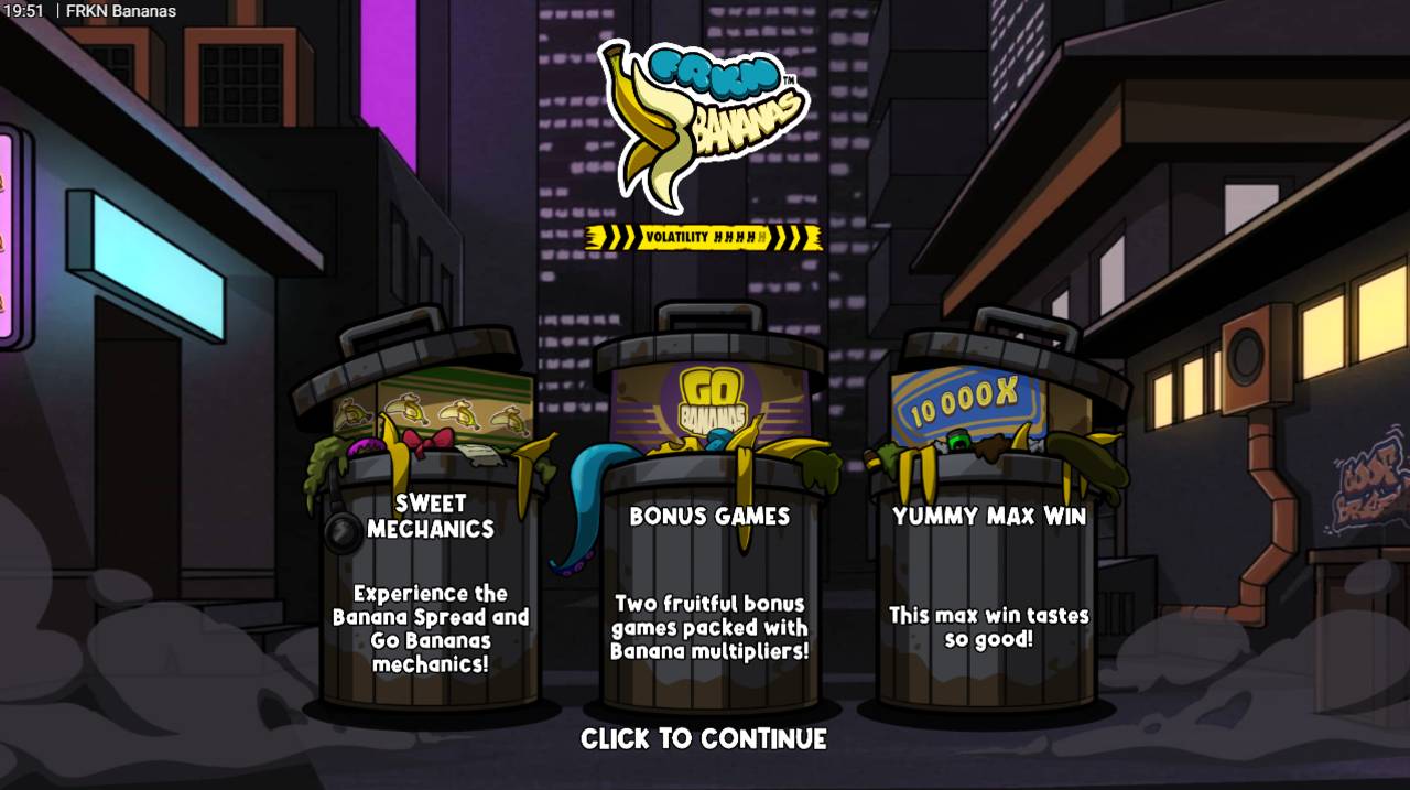 FRKN Bananas (Hacksaw Gaming) Image 1